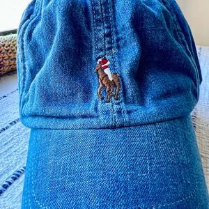 Vintage Polo by Ralph Lauren Denim Cotton Baseball Cap